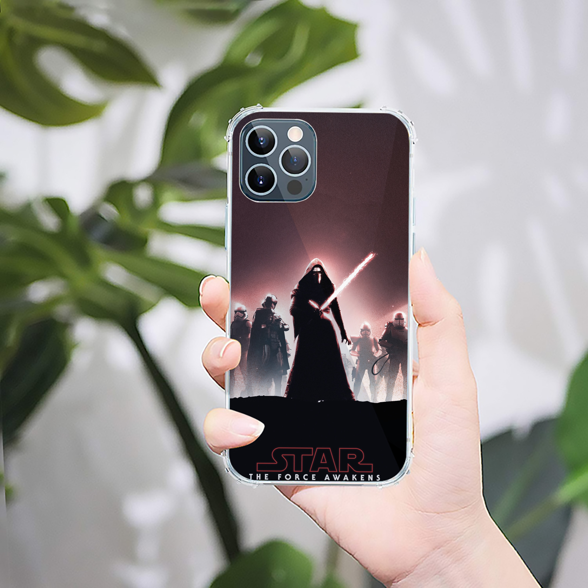 （画像用） スター・ウォーズ Star Wars 【iPhone 12シリーズ対応】透明スマホケース（クリアソフトケース）